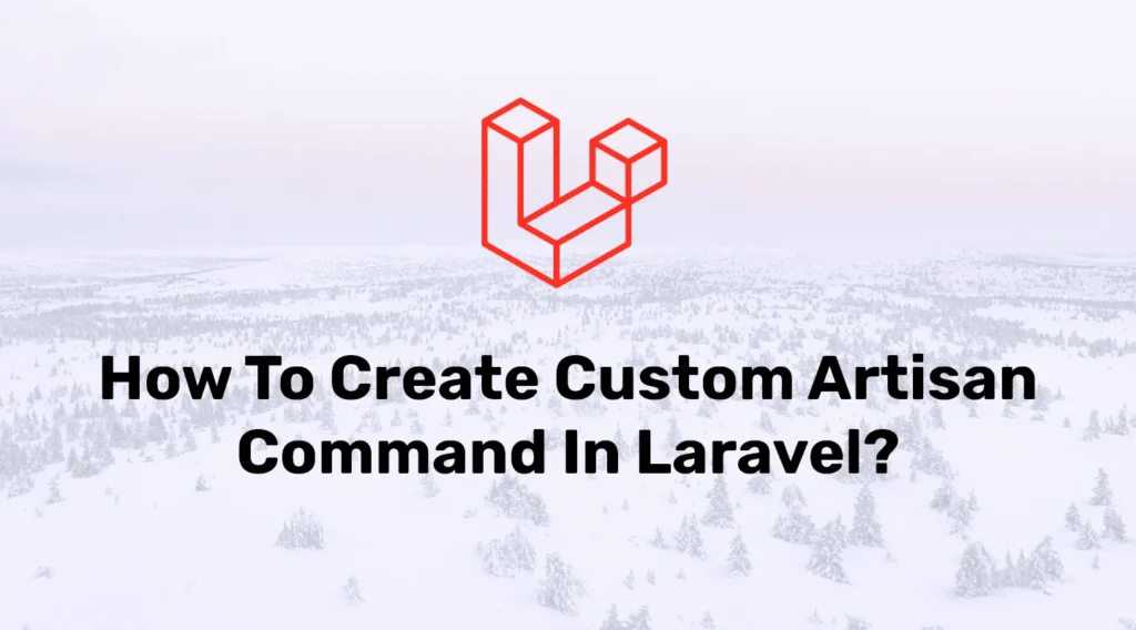 Custom Artisan command in Laravel