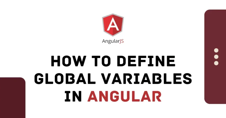 How to Define Global Variables in Angular 20