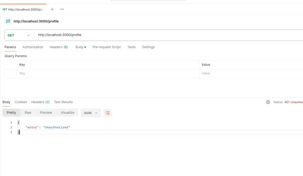 Postmen API Testing for ExpressJS Middleware - Codewolfy