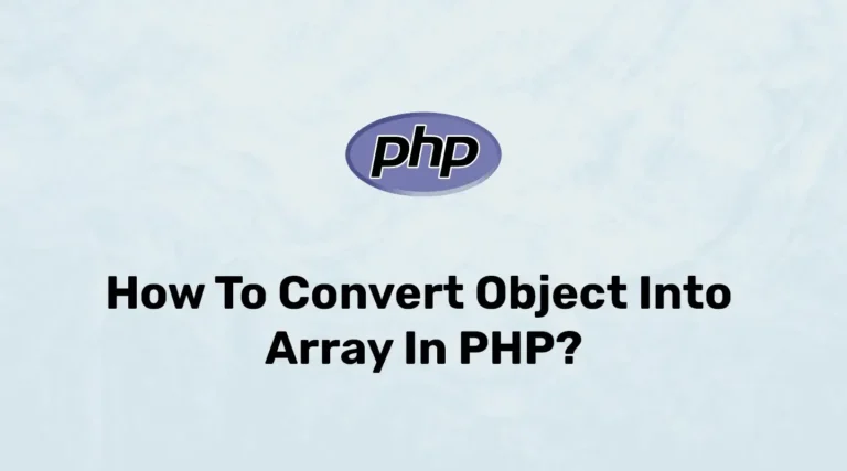 Convert an object to an associative array in PHP