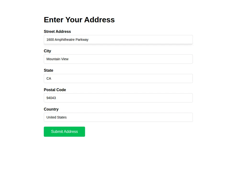 Google maps auto complete in Laravel 12 - Codewolfy