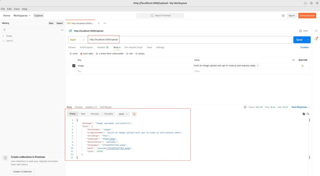 Image upload using node JS and express - Codewolfy