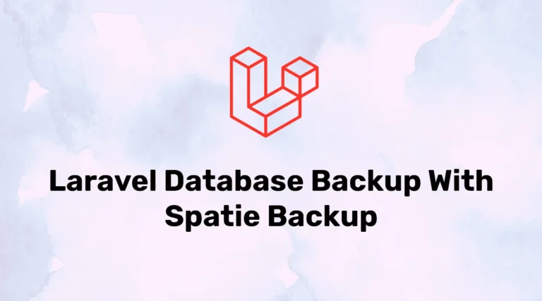 Database Backup with Spatie Backup in Laravel